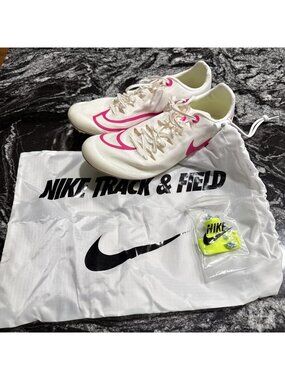 Nike Ja Fly 4 'Sail Fierce Pink' DR2741-100 Track Spikes Size 14 New No Box